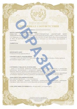 Образец Сертификат СТО 01.064.00220722.2-2020 Каменск-Шахтинский Сертификат СТО 01.064.00220722.2-2020 